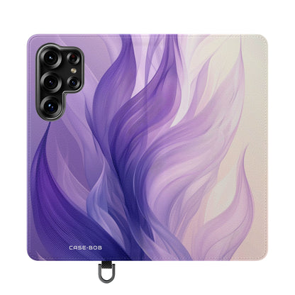 Violetti nauha - Samsung S25 Ultra Case - lompakkokotelo