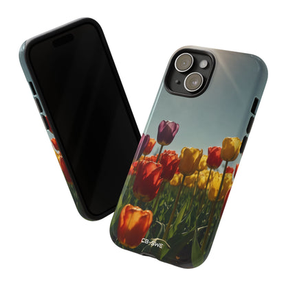 Tulips Embrace Sunlight - iPhone Case