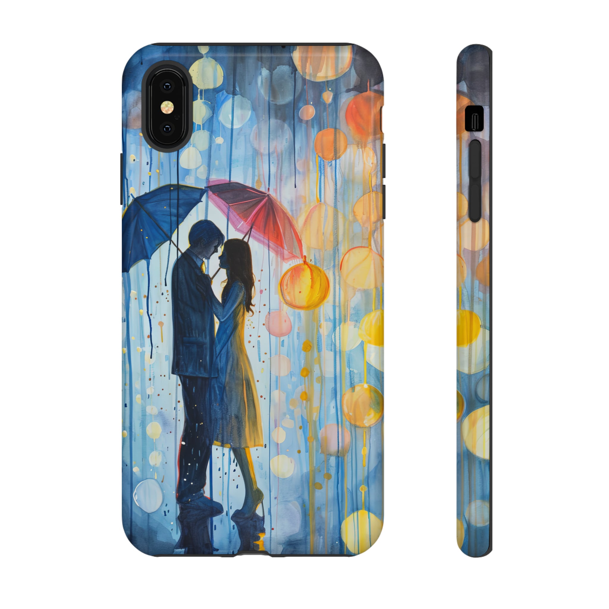 Rainy Day Love Umbrellas - Protective Phone Case