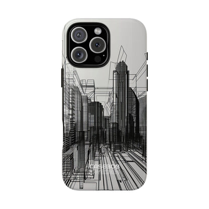 Urban Line Maze iPhone 16 - Tough