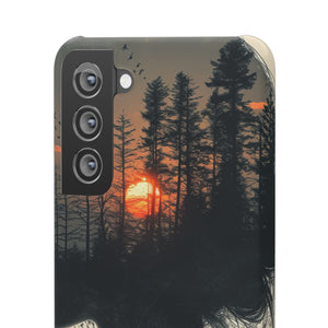 Tranquil Silhouette | Slim Phone Case for Samsung