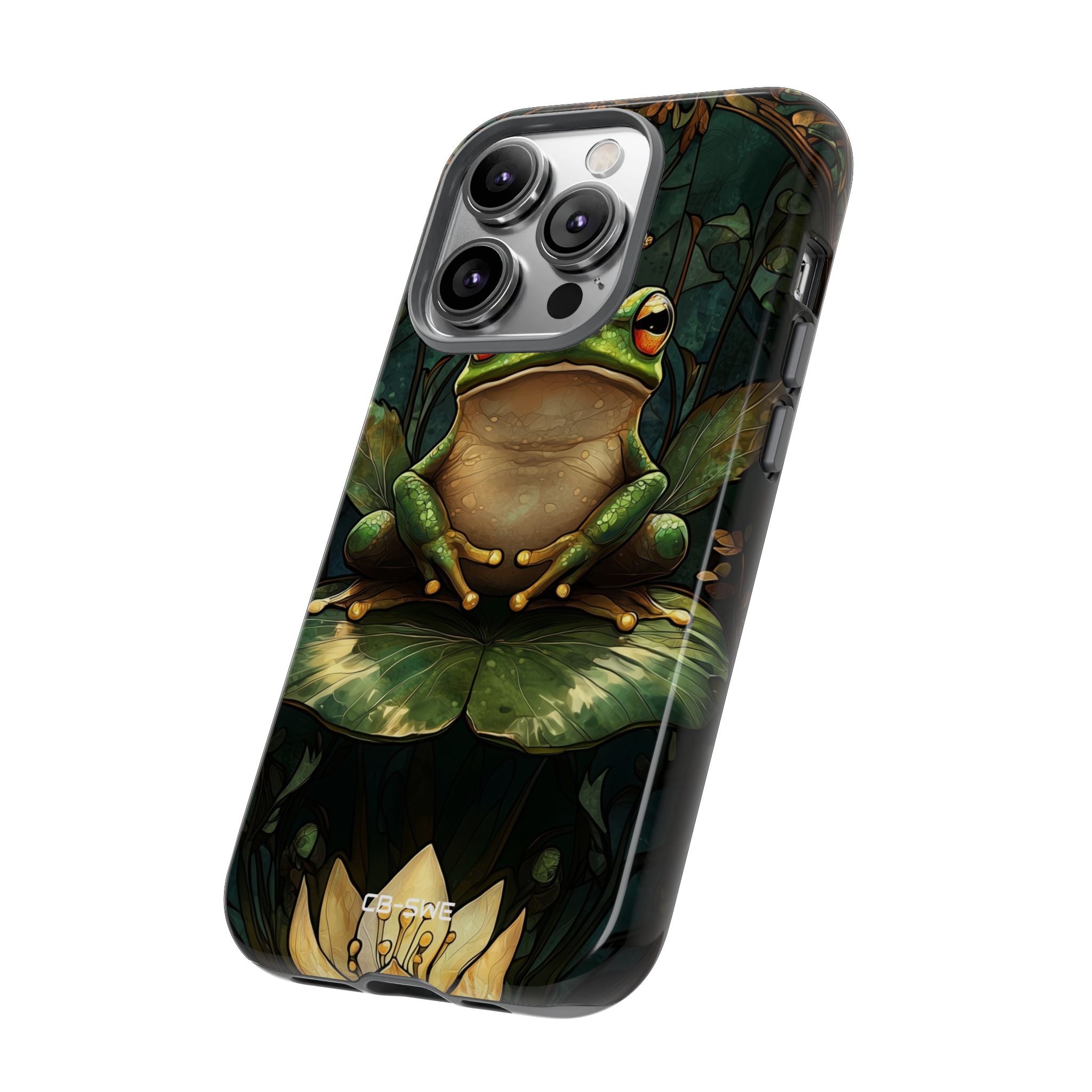 Crowned Frog Rests - iPhone Case
