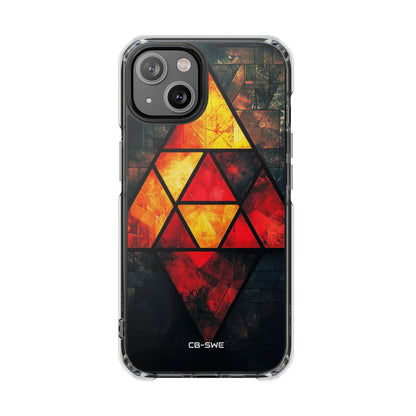 Triangles Illuminate Warmth iPhone Case - Impact