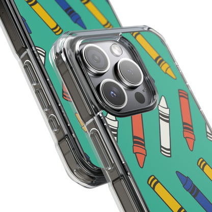Crayons Dance Playfully iPhone Case - Impact