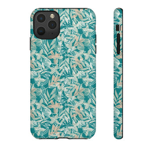 Dark Green Leaf Leaf - Protective Phone Case