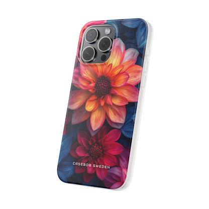 Fiery Bloom Harmony iPhone 15 - Flexi Phone Case