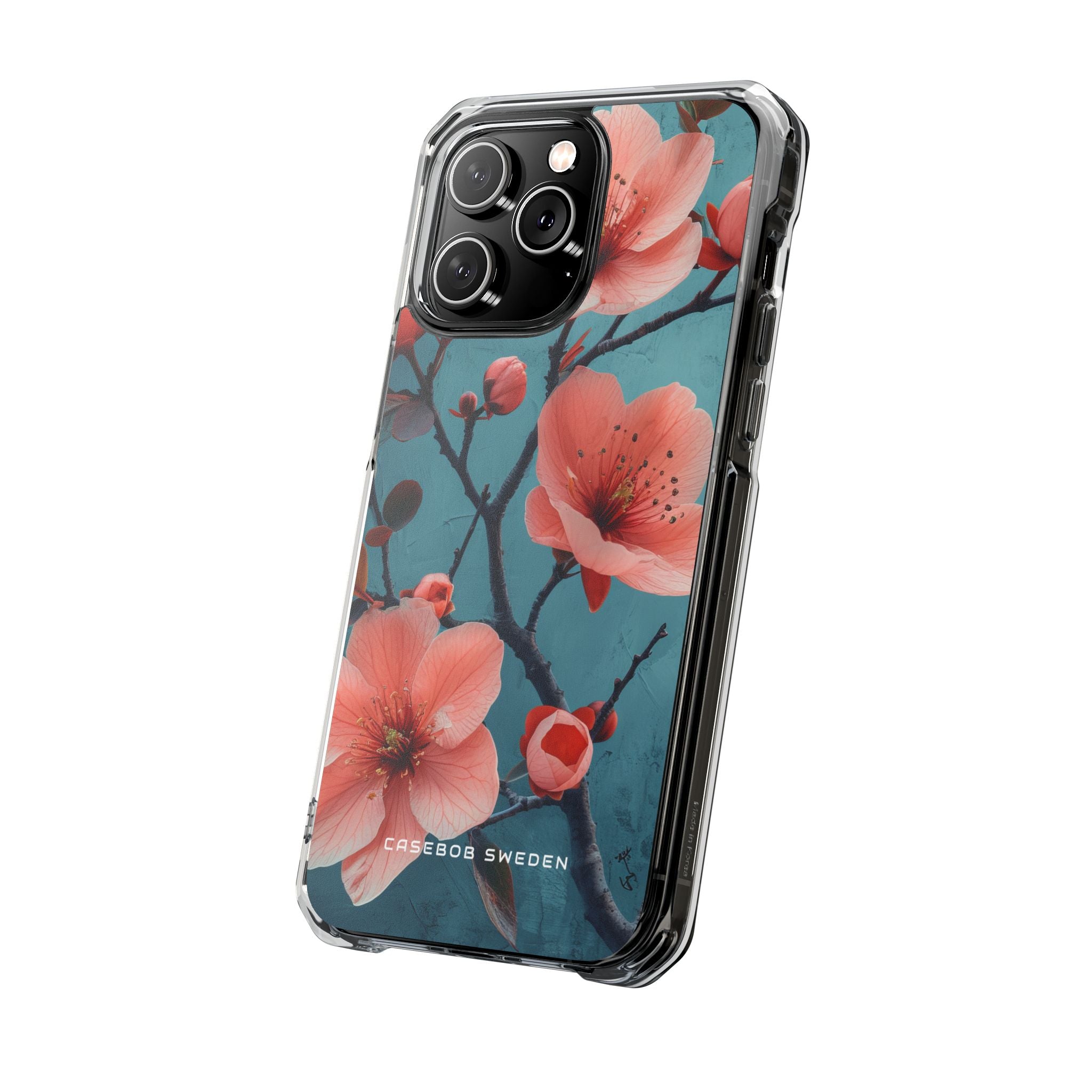 Floral Harmony Burst iPhone 14 - Clear Impact Phone Case