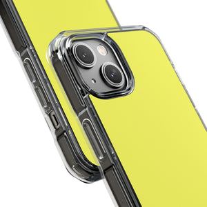 Laser Lemon | Handyhülle für iPhone (Clear Impact Case - Magnetisch) 