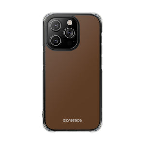 Van Dyke Brown | Handyhülle für iPhone (Clear Impact Case – magnetisch) 