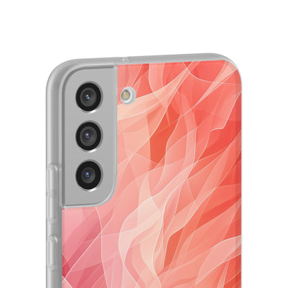 Peach Wave Drift Samsung S22 Plus Case - Soft