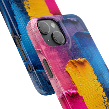 Bold Abstract Texture - Slim iPhone 15 Phone Case