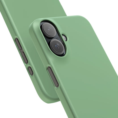 Dark Sea Green iPhone 16 - Slim Phone Case