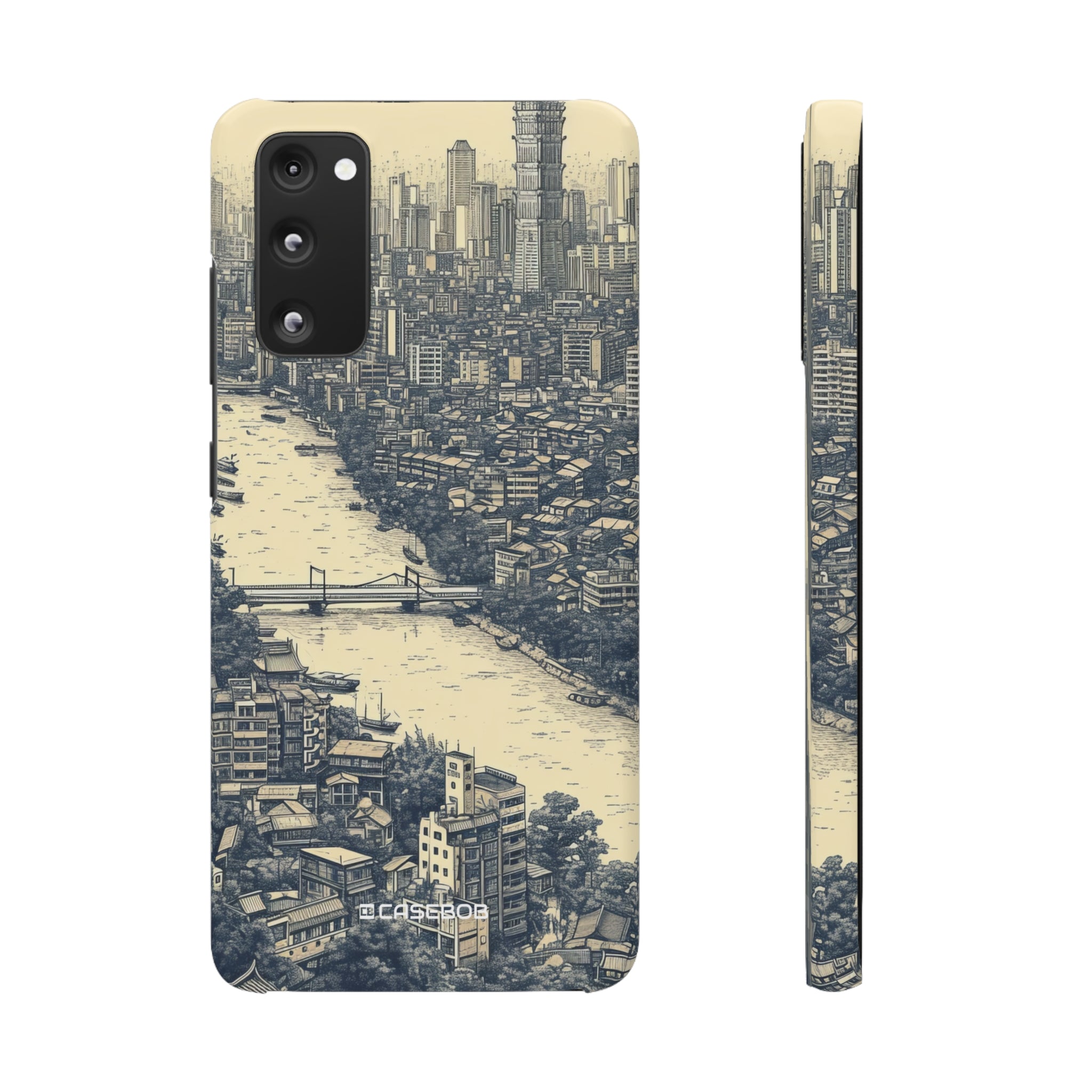 Nostalgic Metropolis | Slim Phone Case for Samsung