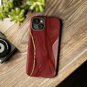 Dark Red - Protective Phone Case