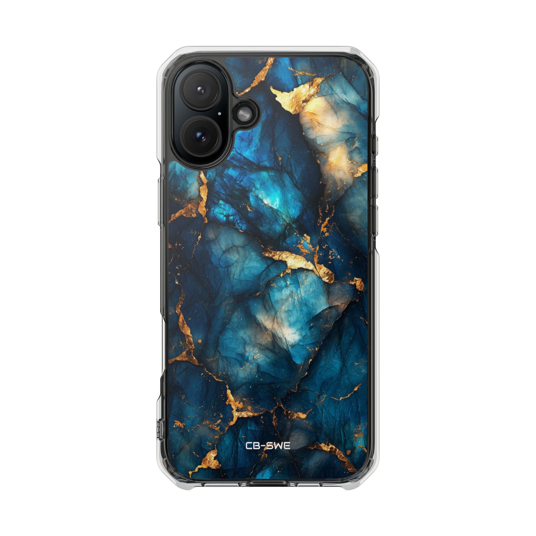 Luminous Gold Veins iPhone Case - Impact