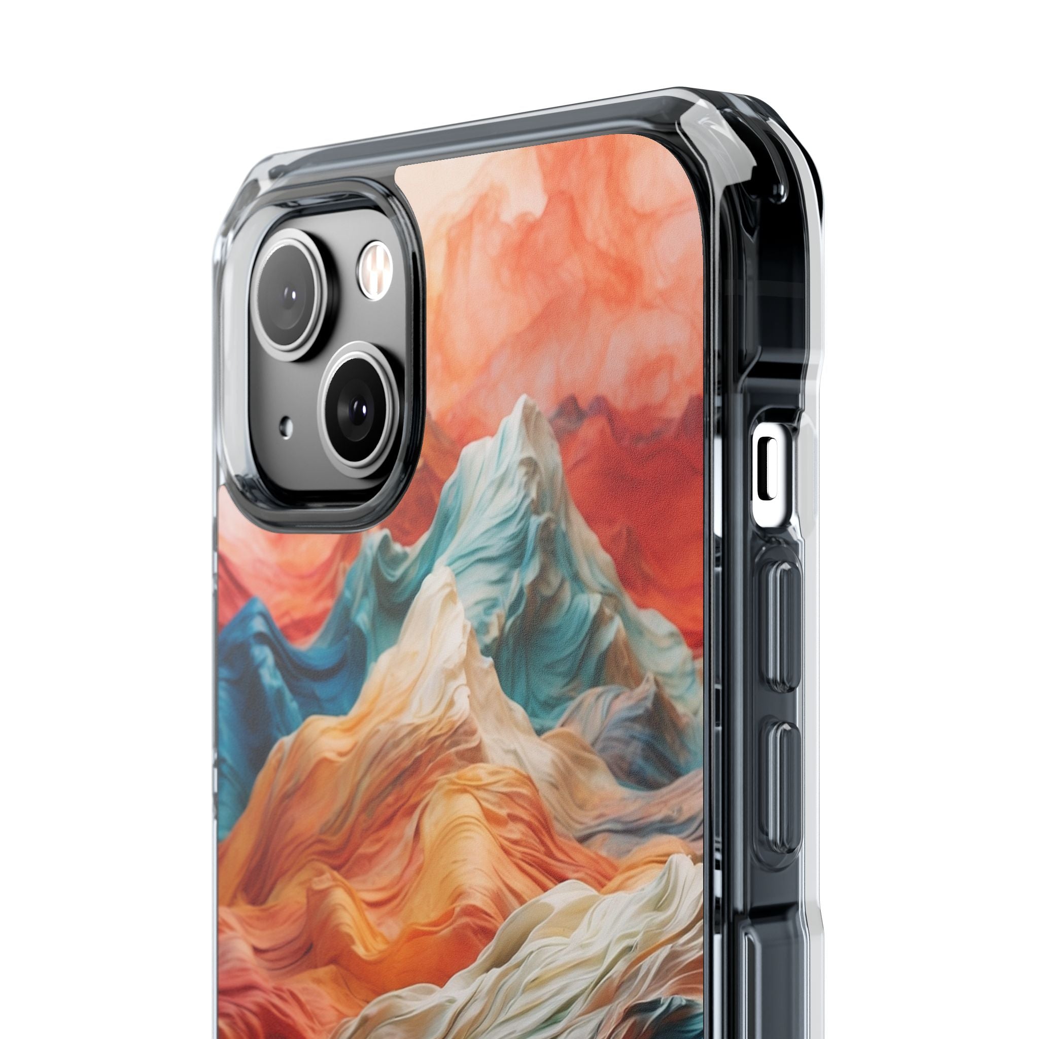 Mountain Waves Flow iPhone Case - Impact