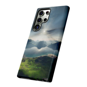 Landscape with Lake & Sun - Protective Phone Case