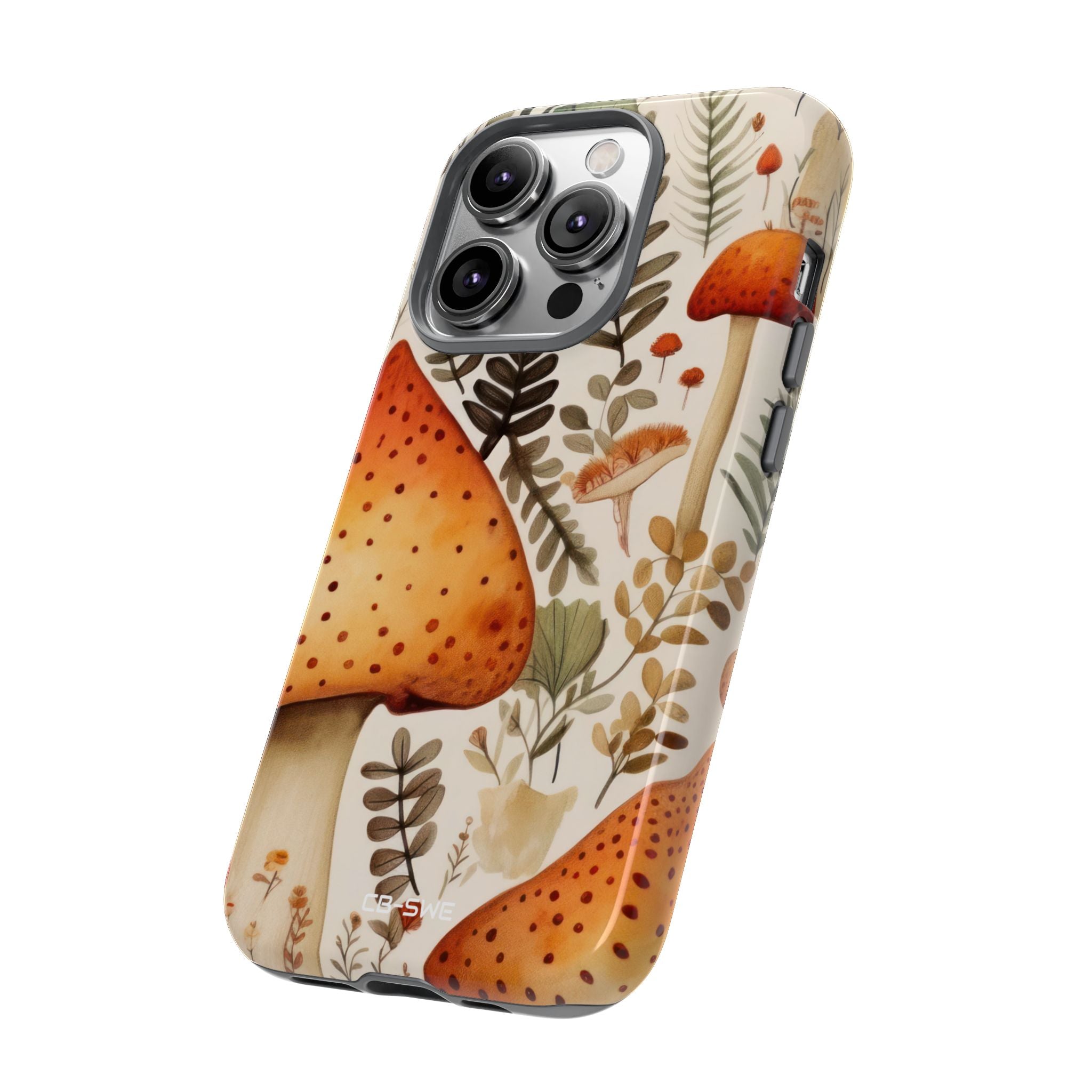 Mushrooms Sprout Cheerfully - iPhone Case