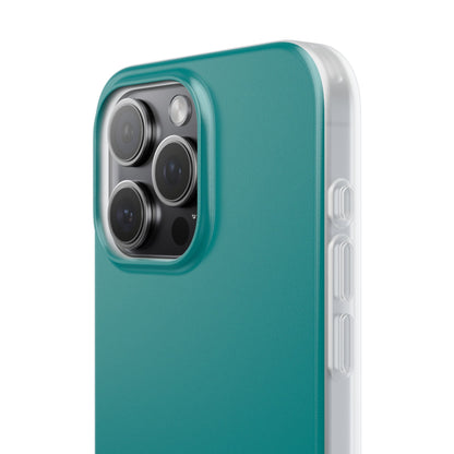 Dark Cyan iPhone 15 - Flexi Phone Case