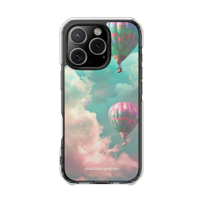 Pastel Balloon Adventure - Clear Impact iPhone 16 Phone Case