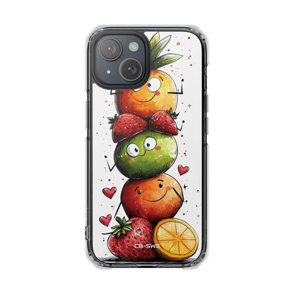 Fruits Smile Together iPhone Case - Impact