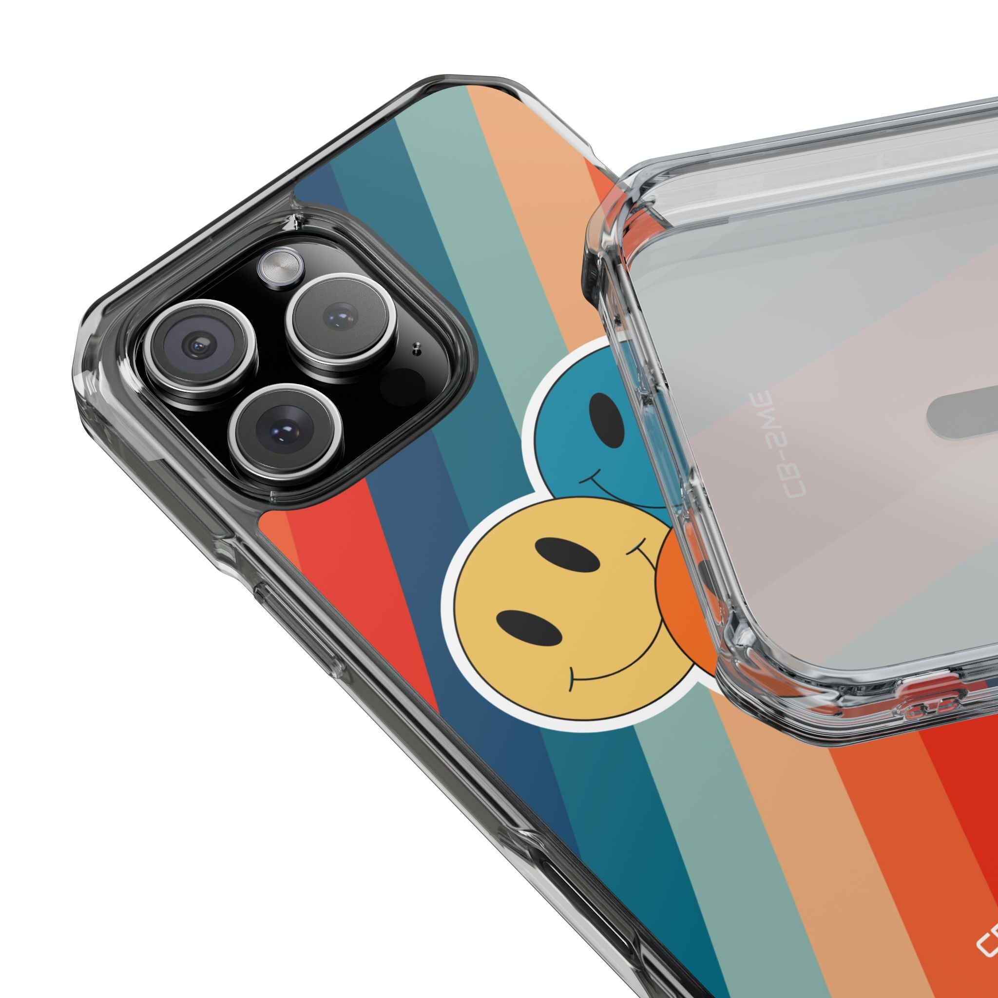 Retro Smiley Harmony iPhone Case - Impact