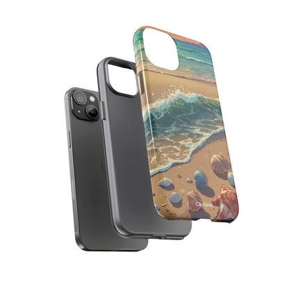 Seashells Kiss Shore - iPhone Case