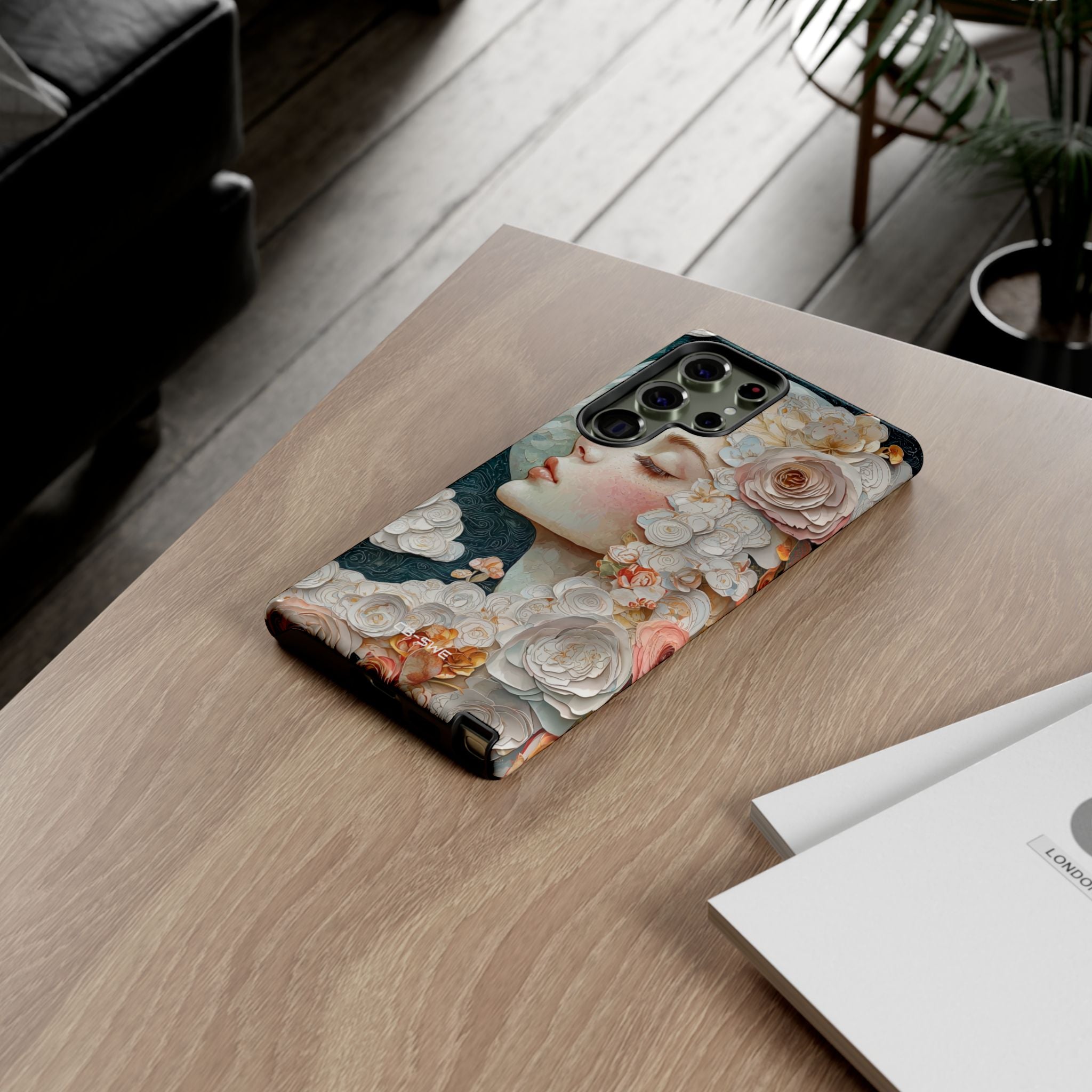 Moon Embraces Flowers - Samsung Case