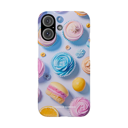 Pastel Whimsy Desserts - Slim iPhone 16 Phone Case