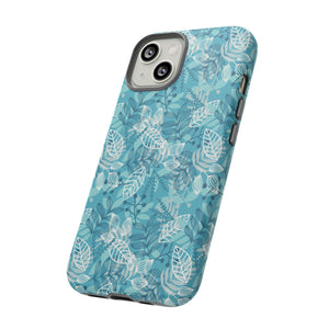 Spring Blue Leaf - Protective Phone Case