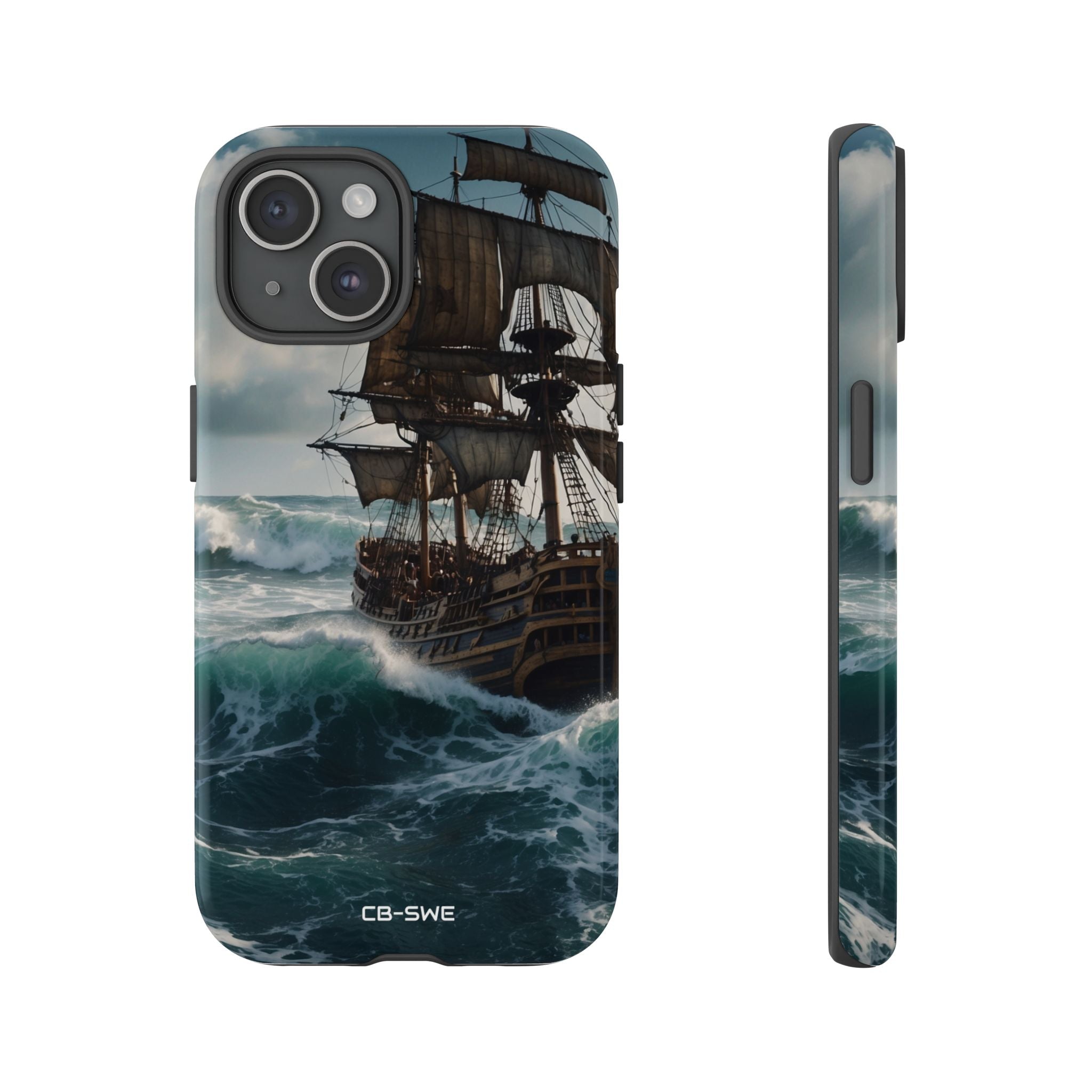 Ship Faces Waves - iPhone Case