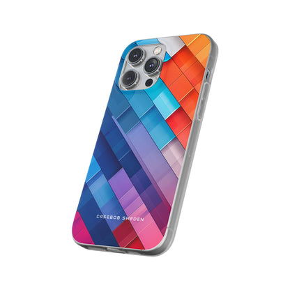 Vibrant GeoFlow iPhone 14 - Flexi Phone Case