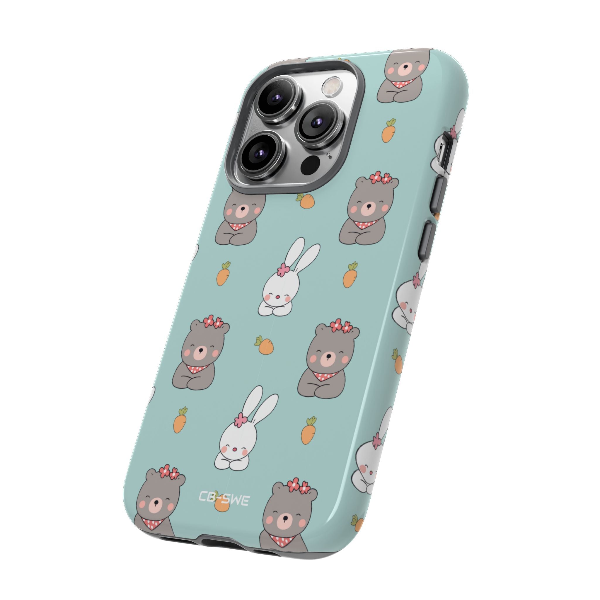Bunnies Gather Carrots - iPhone Case
