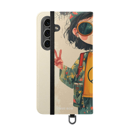 Peace Pigtails - Samsung S24 Case - Wallet