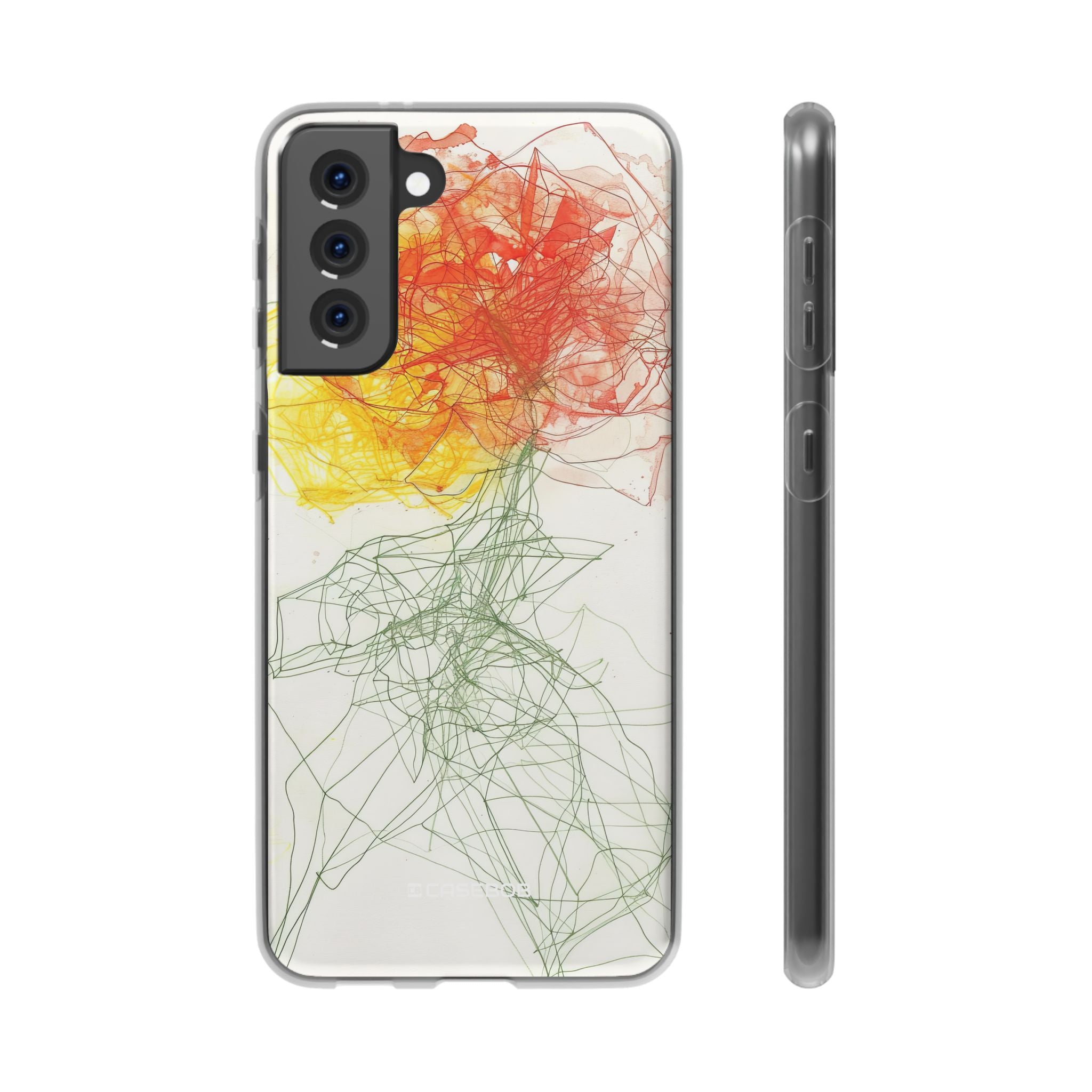 Fiery Blossom | Flexible Phone Case for Samsung Galaxy