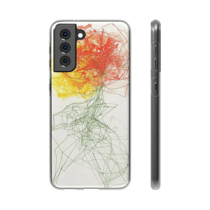 Fiery Blossom | Flexible Phone Case for Samsung Galaxy