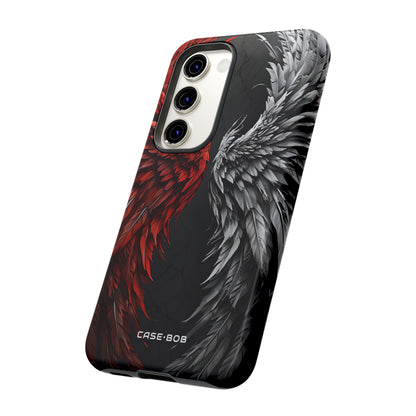 Crimson White Wings Samsung S23 Case - Tough