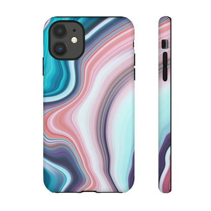 Pink Swirls - Protective Phone Case