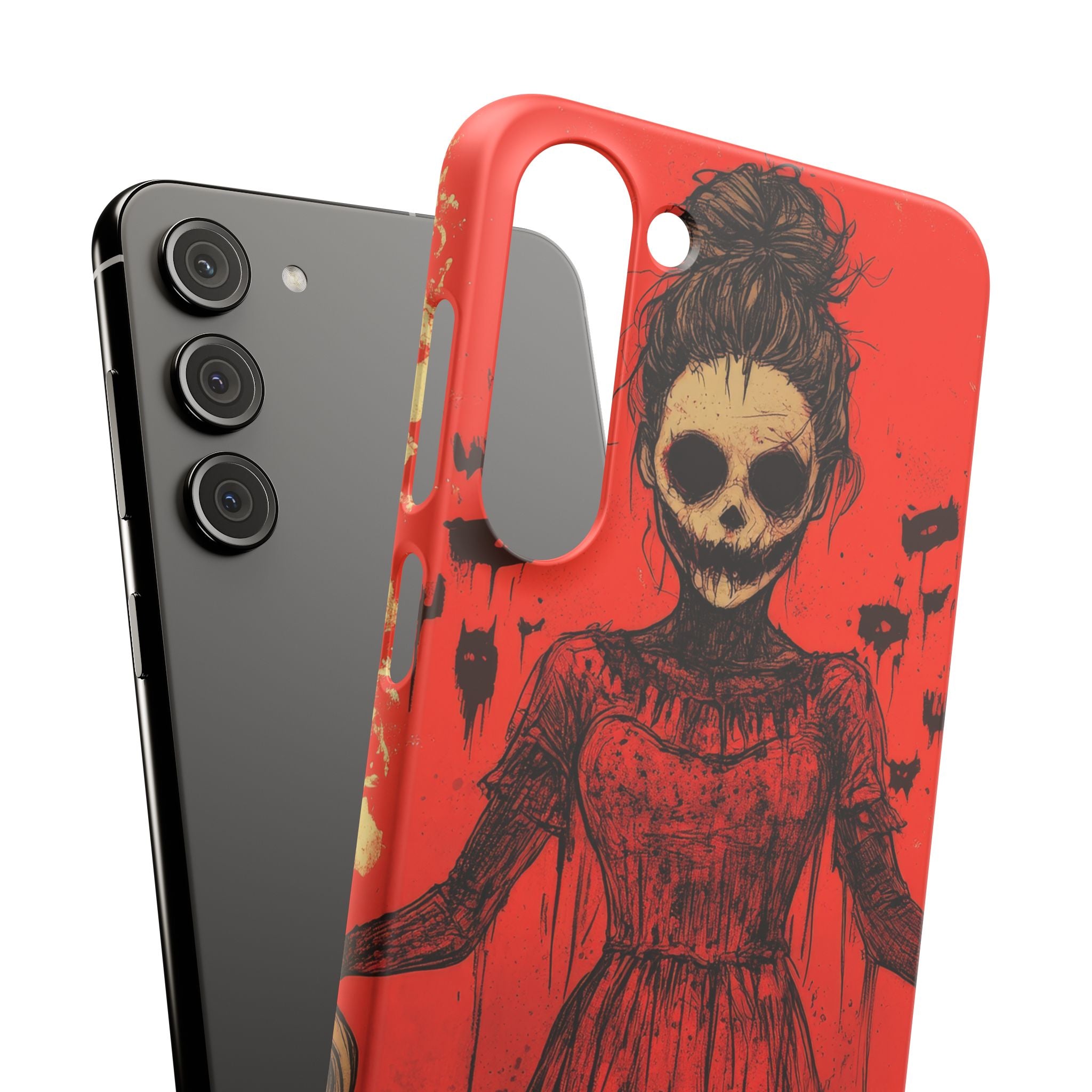 Haunting Scarlet Descent Samsung S23 - Slim Phone Case