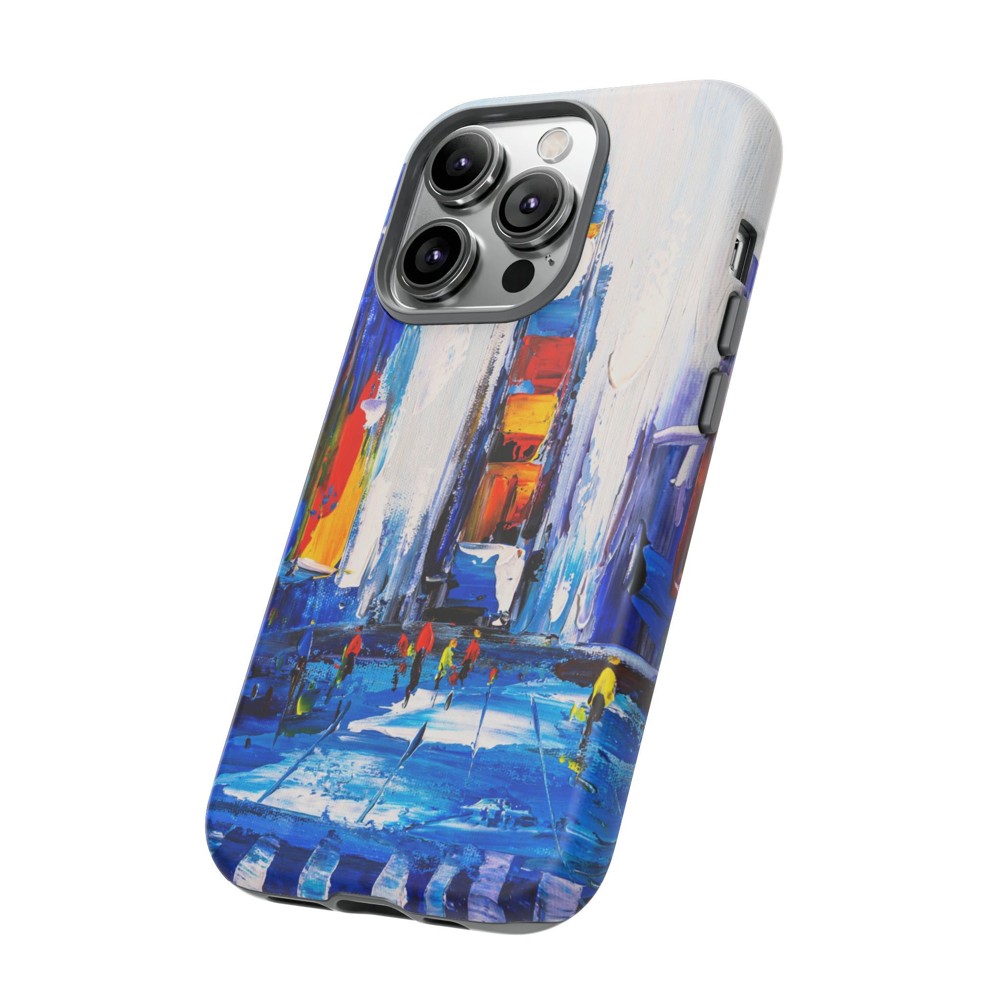 Oil Painting - City View of New York - Protective Phone Case