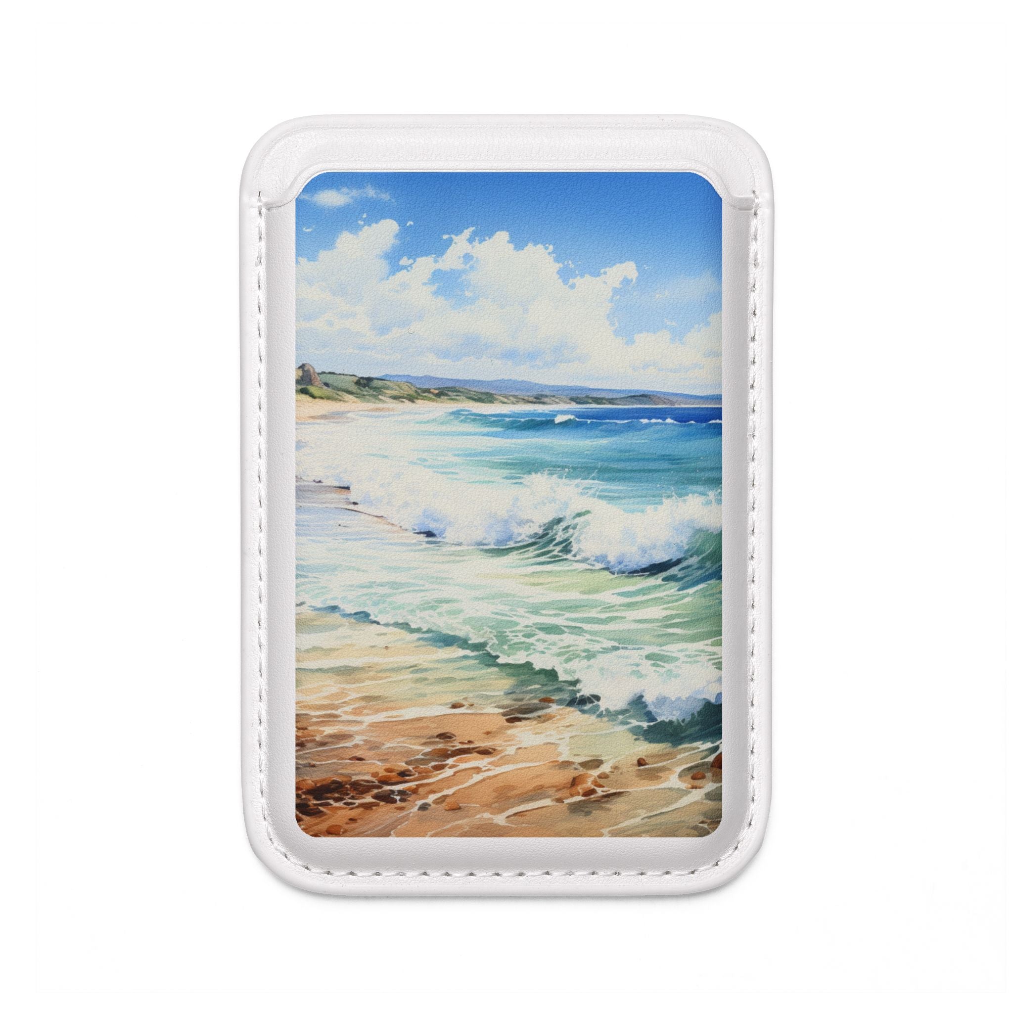 Foaming Blue Waves Wallet – MagSafe Ready