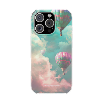 Pastel Balloon Adventure - Flexi iPhone 16 Phone Case