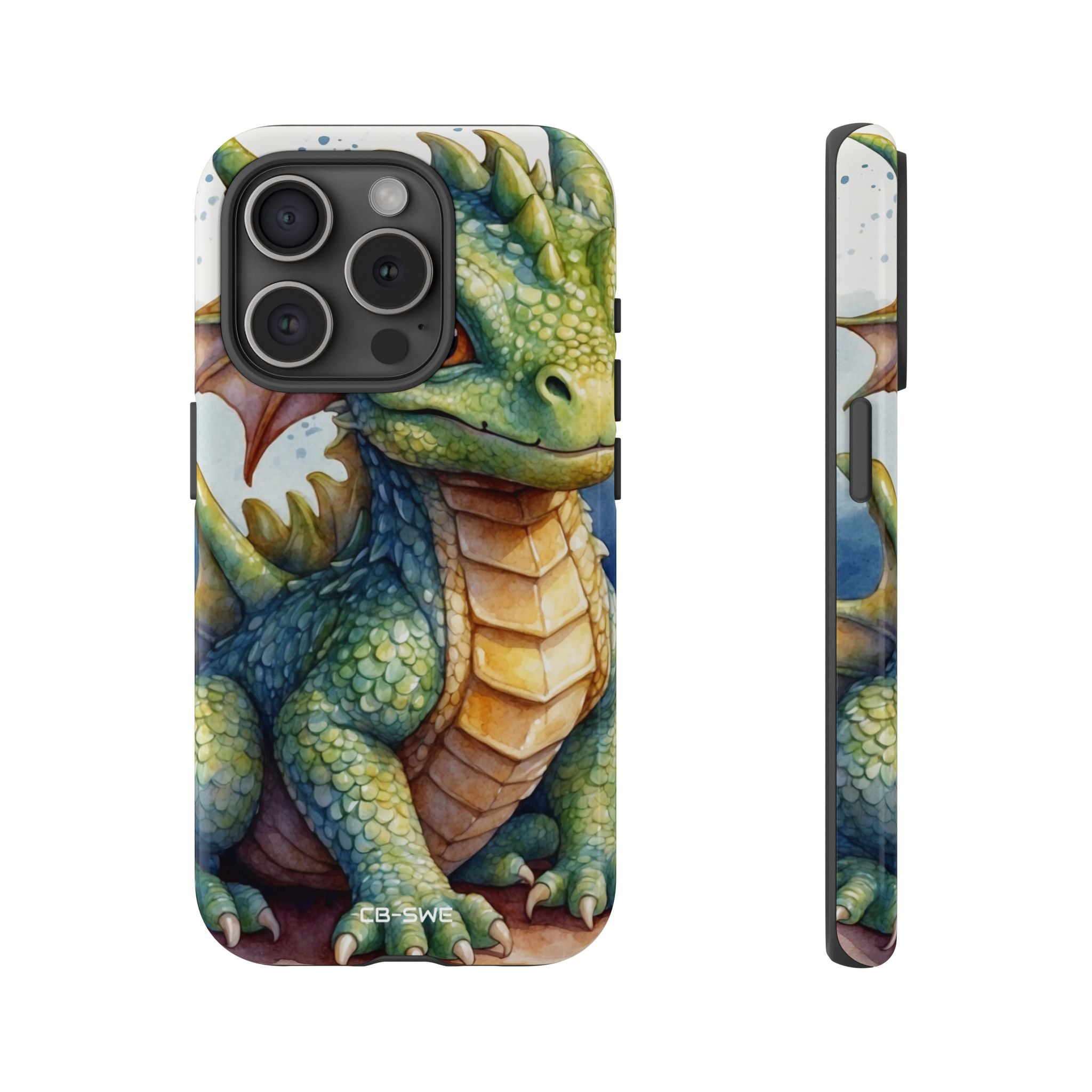 Green Dragon Smiles - iPhone Case