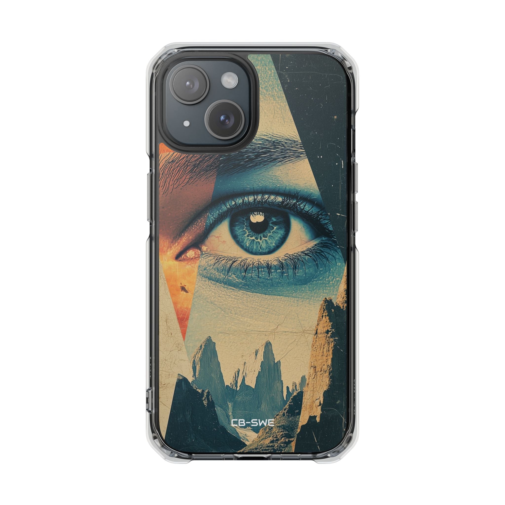 Eye Meets Mountains iPhone Case - Impact