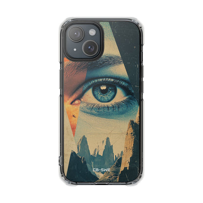 Eye Meets Mountains iPhone Case - Impact