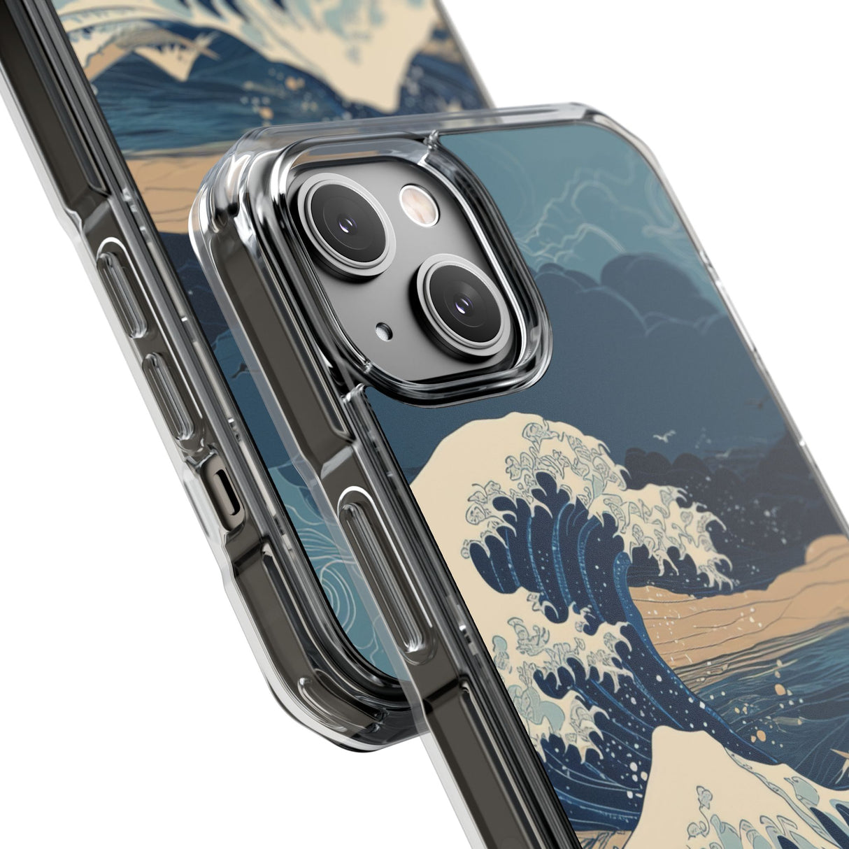 Oceanic Reverence – Handyhülle für iPhone (Clear Impact – Magnetisch)