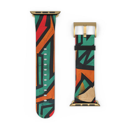 Jagged Flame - Watch Band