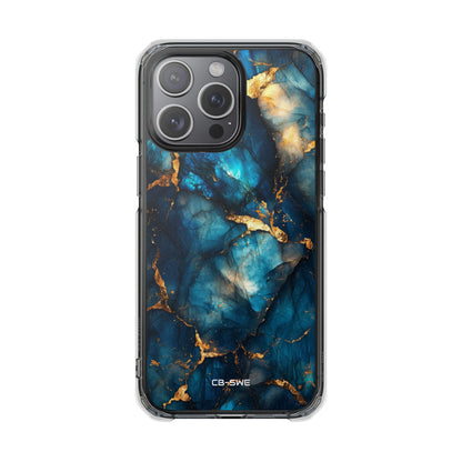 Luminous Gold Veins iPhone Case - Impact