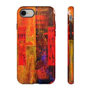 Red Oil Painting - Protective Phone Case