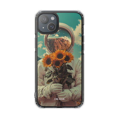 Sunflower Spacesuit Shine iPhone Case - Impact